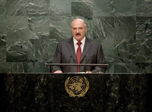 На снимке: выступает Александр Лукашенко.Фото Андрея Стасевича, БелТА.