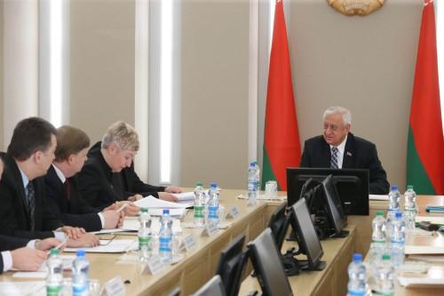 На снимке: во время заседания.Фото Максима Гучека, БелТА.