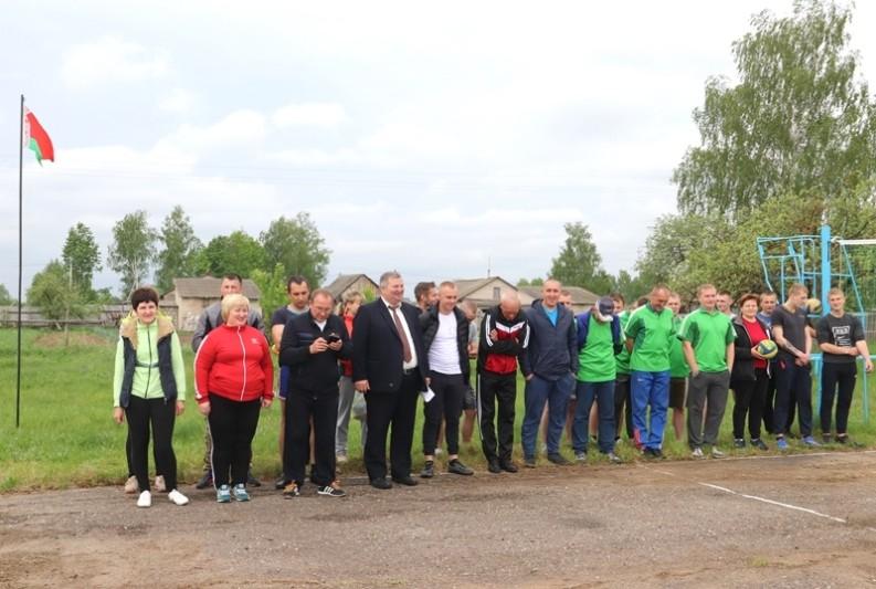 В Костюковичах определен победитель в волейболе среди команд сельсоветов