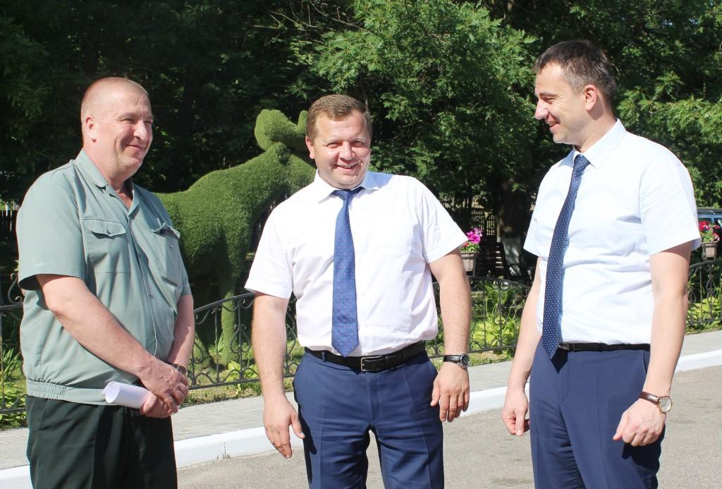 Министр лесного хозяйства посетил Костюковичский район