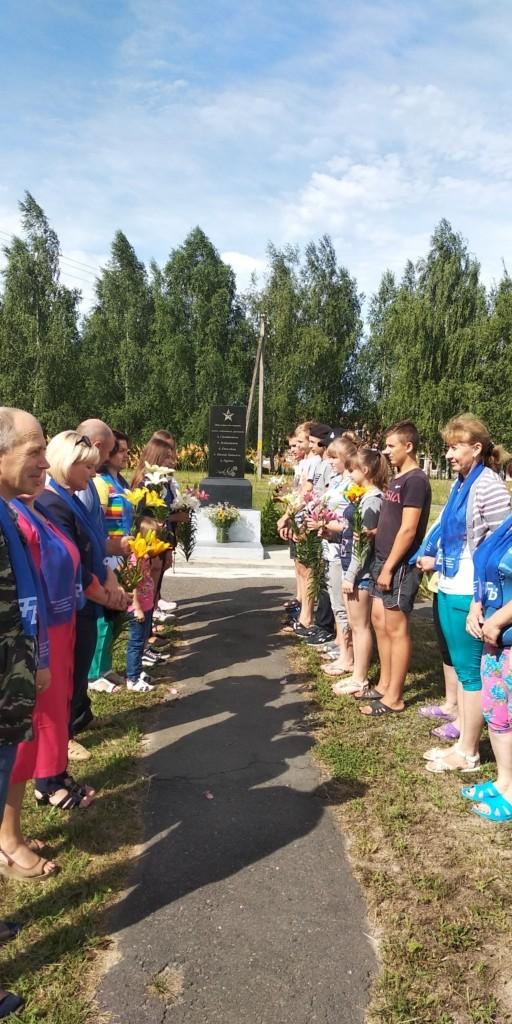 В Костюковичском районе почтили память погибших в годы Великой Отечественной войны