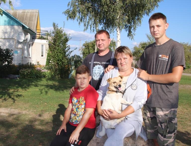 Семье Куцаевых из агрогородка Белая Дуброва нравится жить в деревне