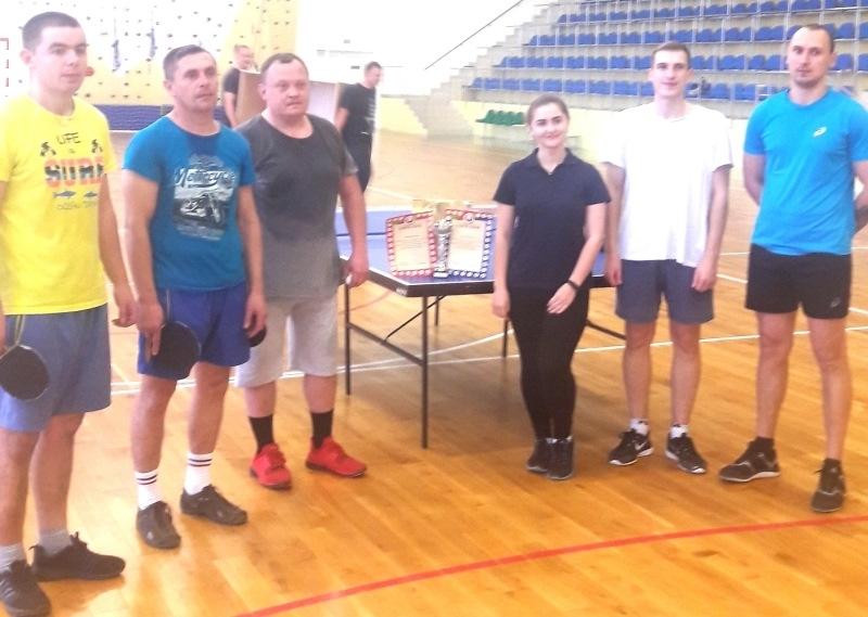 Команда Костюковичского РОЧС чемпион в настольном теннисе