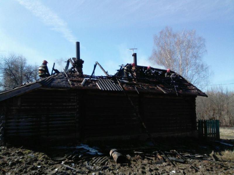 ЧП: В Костюковчиском районе горела кровля жилого дома
