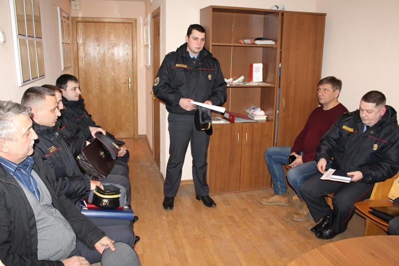 Заседание Совета общественного пункта охраны правопорядка в Костюковичах