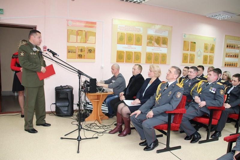 Торжественное мероприятие ко Дню белорусской милиции прошло в Костюковичском РОВД