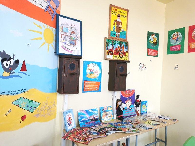 Первая имиджевая комната МЧС открылась в детском отделении Костюковичской центральной районной больницы