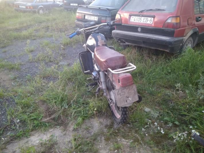На автодороге «Климовичи-Костюковичи-РФ» был найден мотоцикл: Владельцы отзовитесь!