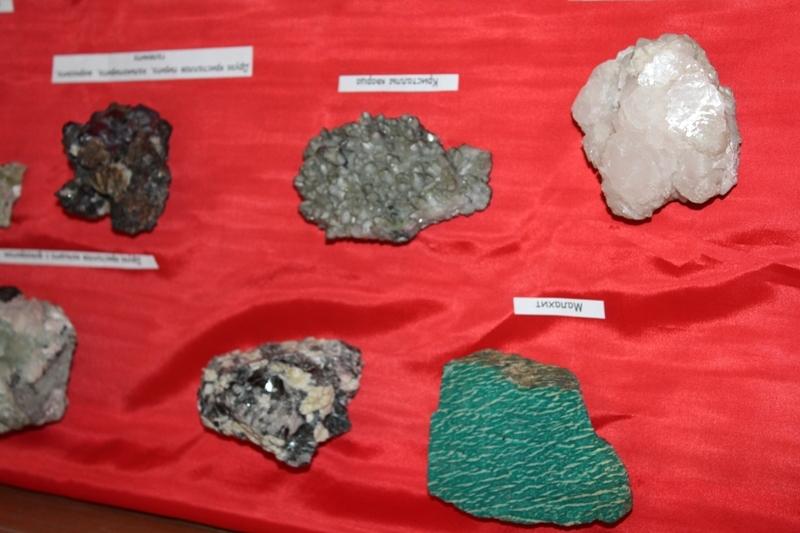 Костюковчанка Марина Савостина сделала подарок музею - коллекцию из ста минералов стоимостью 2000 долларов
