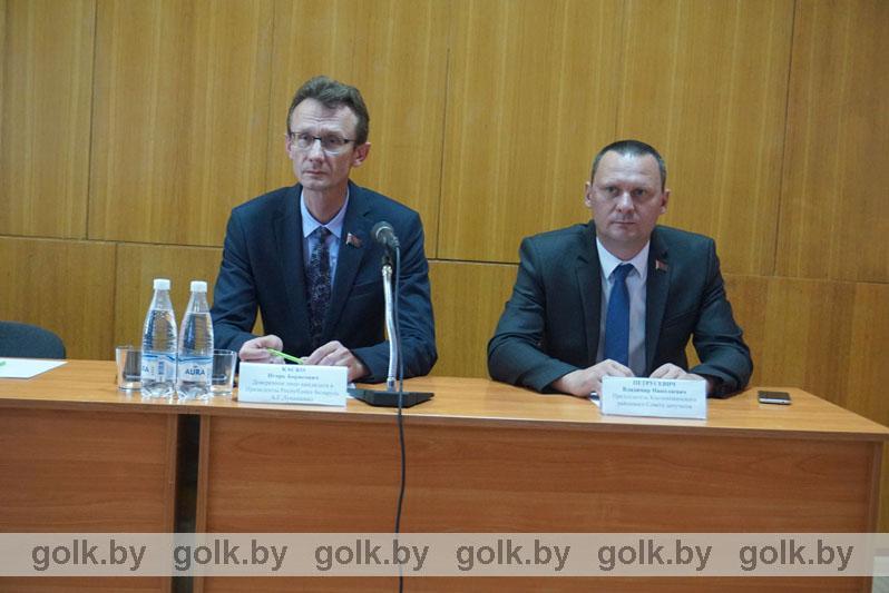 Игорь Каско провел встречу с избирателями в Костюковичах