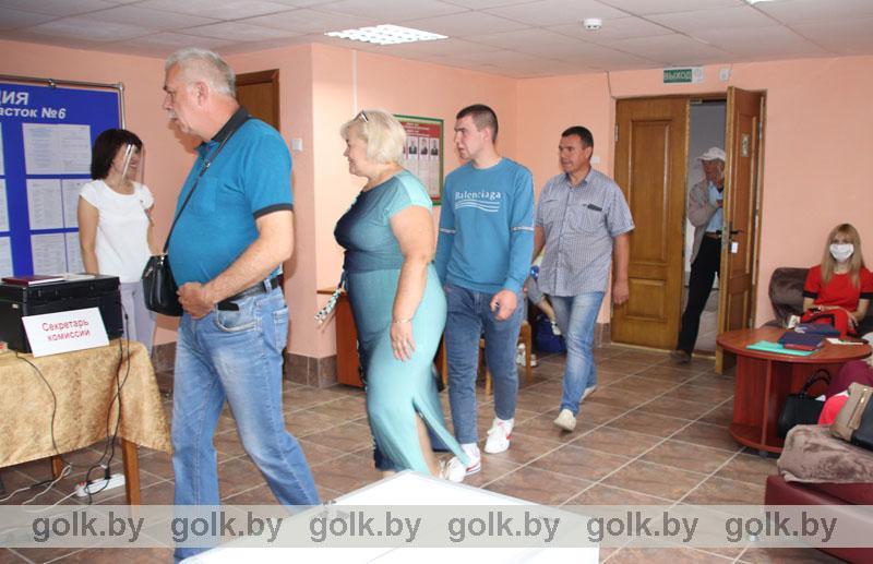 Костюковичский участок для голосования № 6: основной день выборов