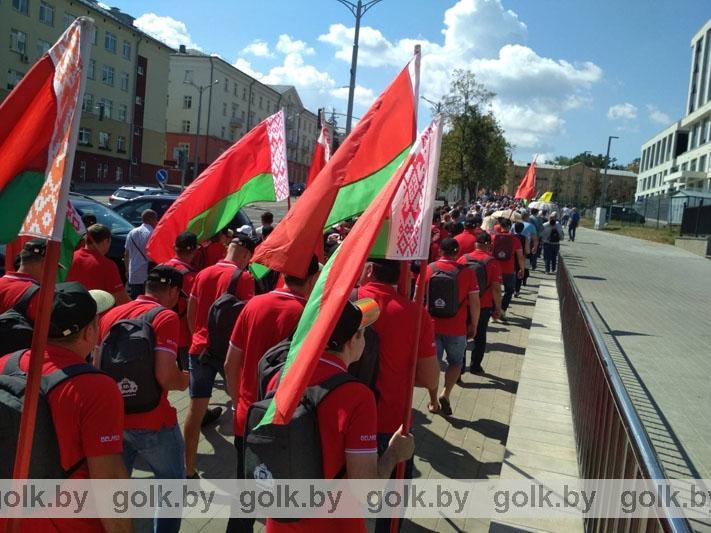 Митинг в поддержку мира и спокойствия Беларуси прошел в Минске