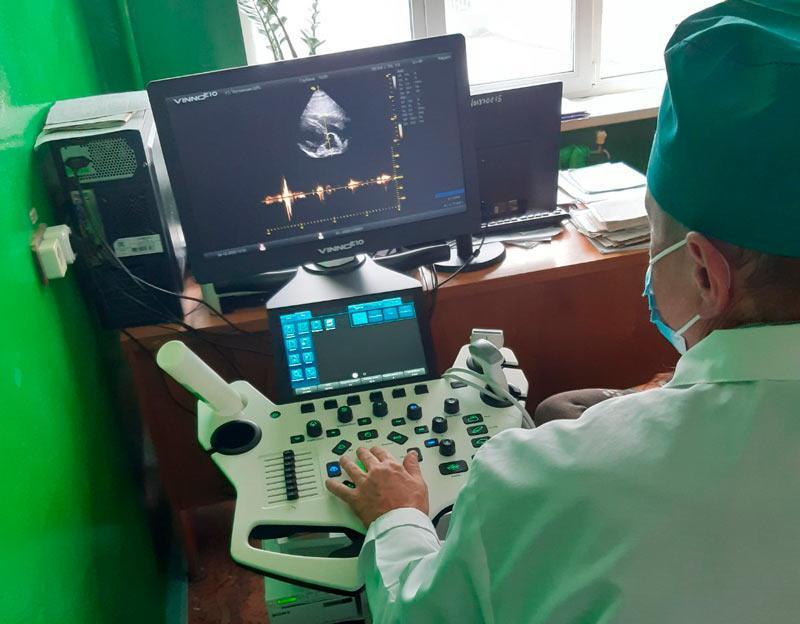 В Хотимской ЦРБ появился современный ультразвуковой диагностический аппарат