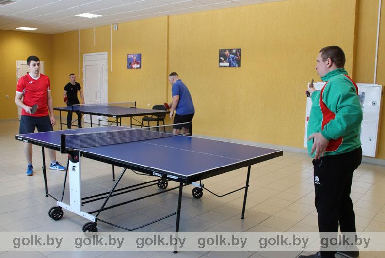 Работники Костюковичского лесхоза сразились в соревнованиях по настольному теннису
