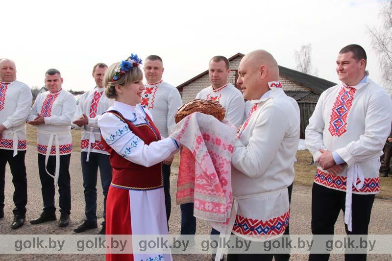 На Костюковщине прошел традиционный обряд "Засевки" (фото+видео)