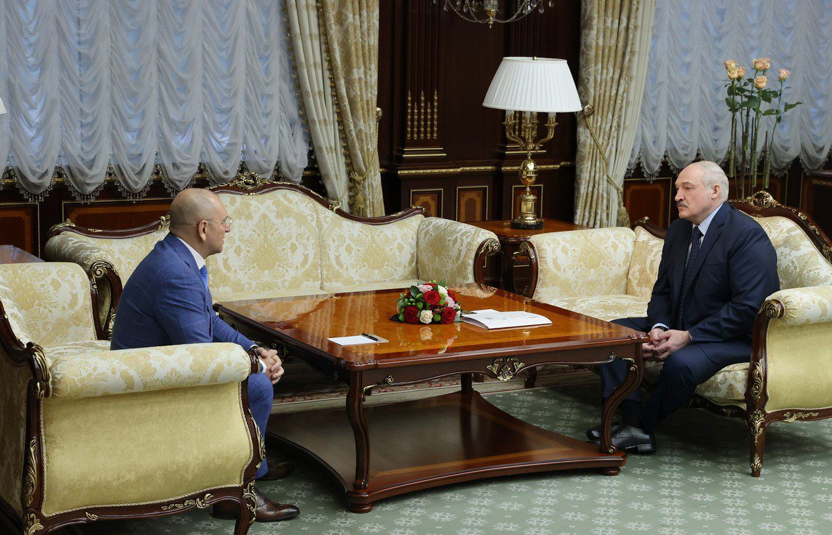 Лукашенко встретился с народным депутатом Верховной рады Украины Евгением Шевченко