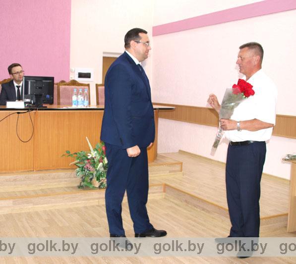 Генерального директора БЦЗ представили в Костюковичском райисполкоме. Фото
