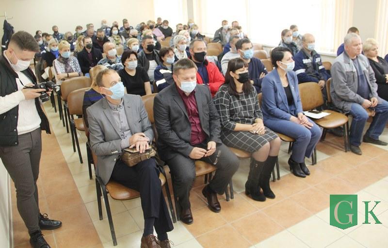Информационная группа главы Костюковичского района встретилась с коллективом Белорусского цементного завода