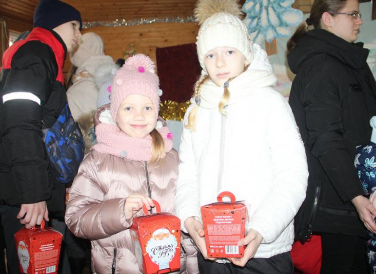 Дети членов общественных организаций побывали в резиденции Деда Мороза в Крапивне