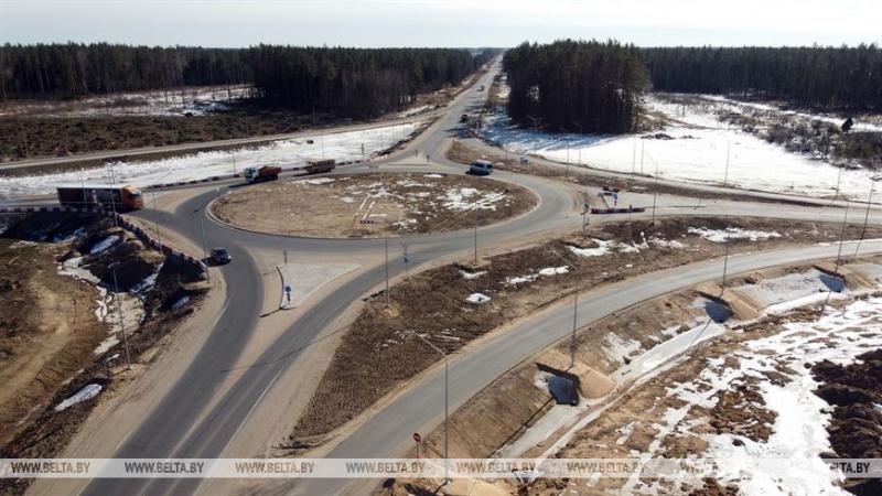 ФОТОФАКТ: Строительство кольцевой дороги вокруг Могилева идет по графику