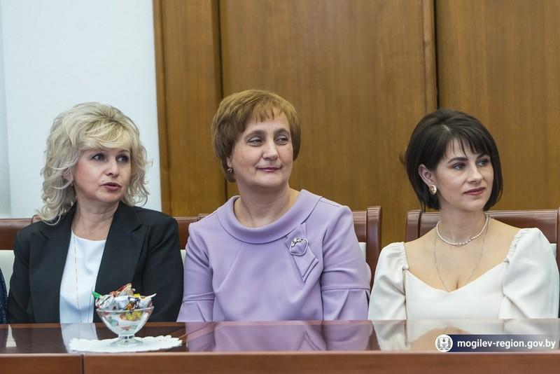 Торжественный прием, посвященный Дню женщин, состоялся в Могилевском облисполкоме