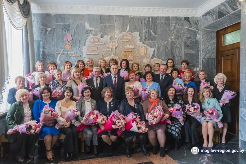Торжественный прием, посвященный Дню женщин, состоялся в Могилевском облисполкоме