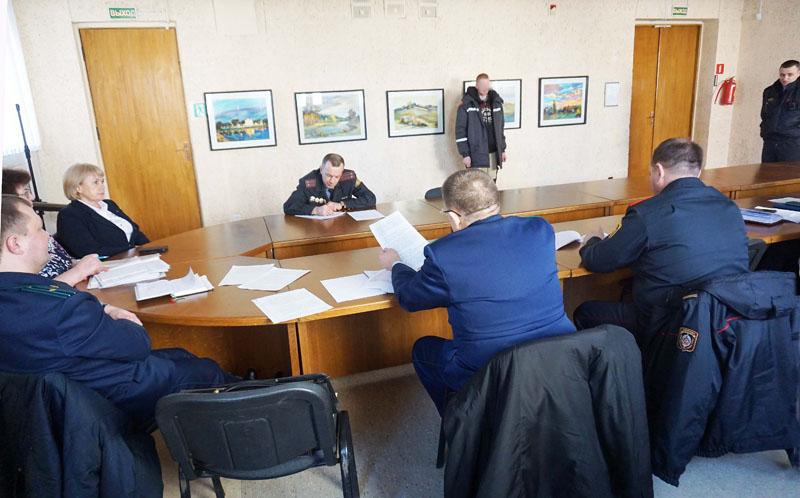 В Костюковичах прошло очередное заседание совета общественного пункта охраны правопорядка