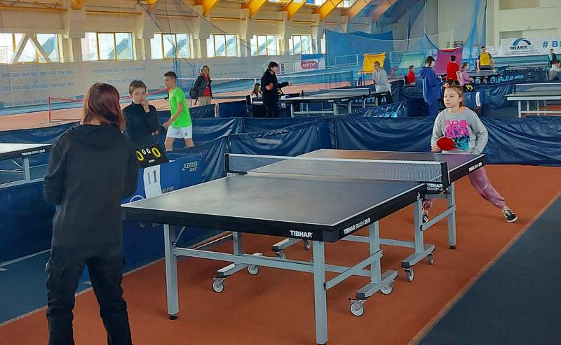 Команда Костюковичского района приняла участие в областных финальных соревнованиях по настольному теннису среди детей и подростков области