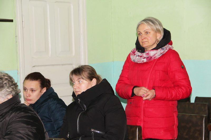 Глава района Александра Михеенко встретилась с жителями агрогородка Селецкое