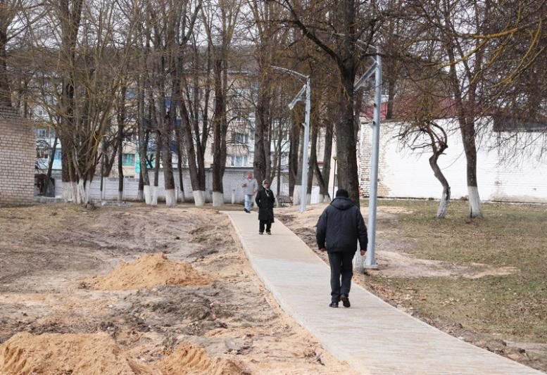 Новый тротуар появится в Костюковичах