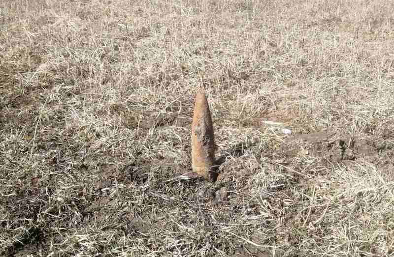 Артиллерийский снаряд времен ВОВ обнаружили в Костюковичском районе