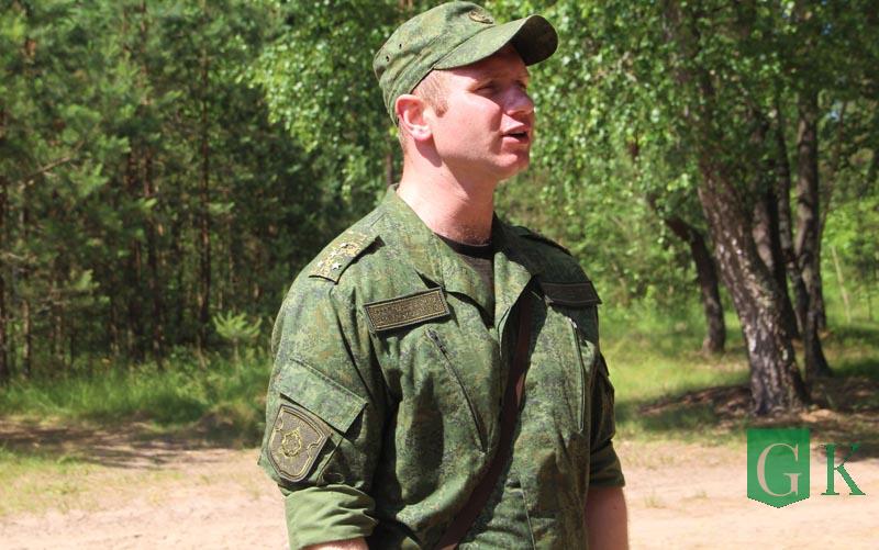 Военнослужащие Костюковичского военного комиссариата посетили палаточный лагерь «Эдельвейс»