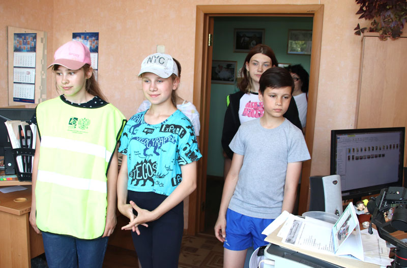 Костюковичские школьники побывали на экскурсии в редакции районной газеты "ГК"