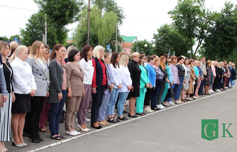 К Всебелорусской минуте молчания присоединились жители Костюковичского района