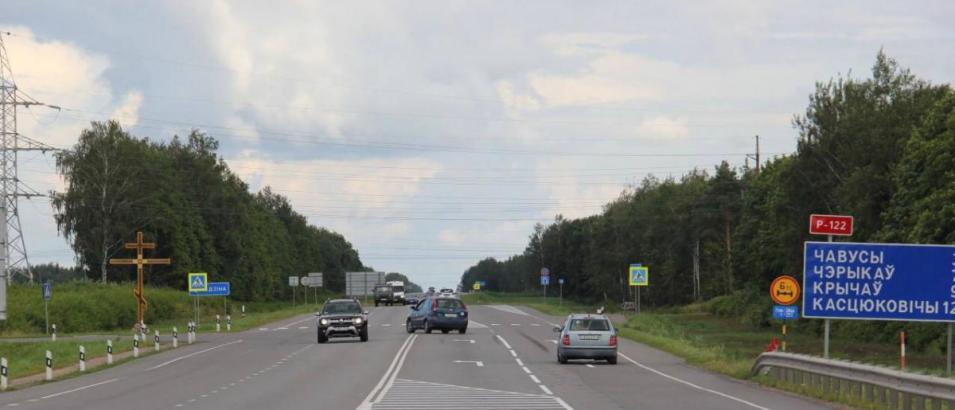 Изменена организация дорожного движения на автодороге «Могилев-Чериков-Костюковичи» при повороте на Кадино
