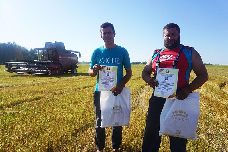 Лидеров уборочной кампании поздравили в Костюковичском районе