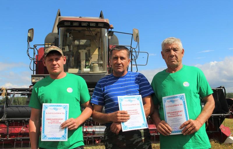 На Костюковщине продолжают чествовать лидеров уборочной кампании