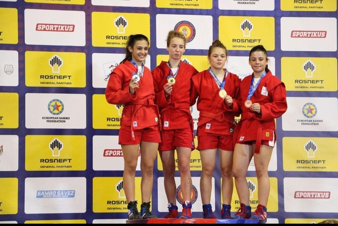 Костюковчанка Полина Бурачкова завоевала бронзовую медаль в Молодежном первенстве Европы по самбо