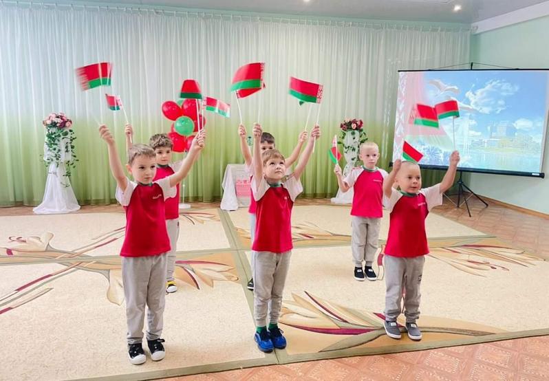 Фотофакт: в детском саду №4 прошла патриотическая акция «Письмо о Беларуси»