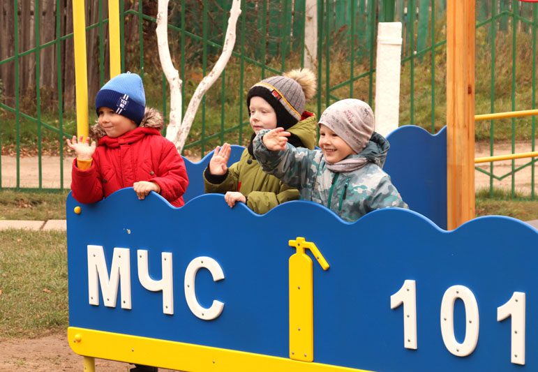 Эмоций не счесть: имиджевые площадки появились на территории санаторного детского сада №3 г. Костюковичи