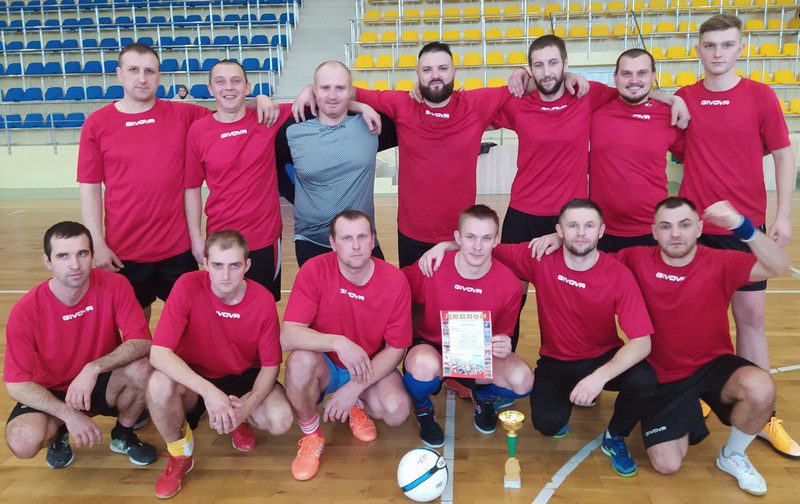 Как сыграли в мини-футбол команды трудовых коллективов Костюковичского района