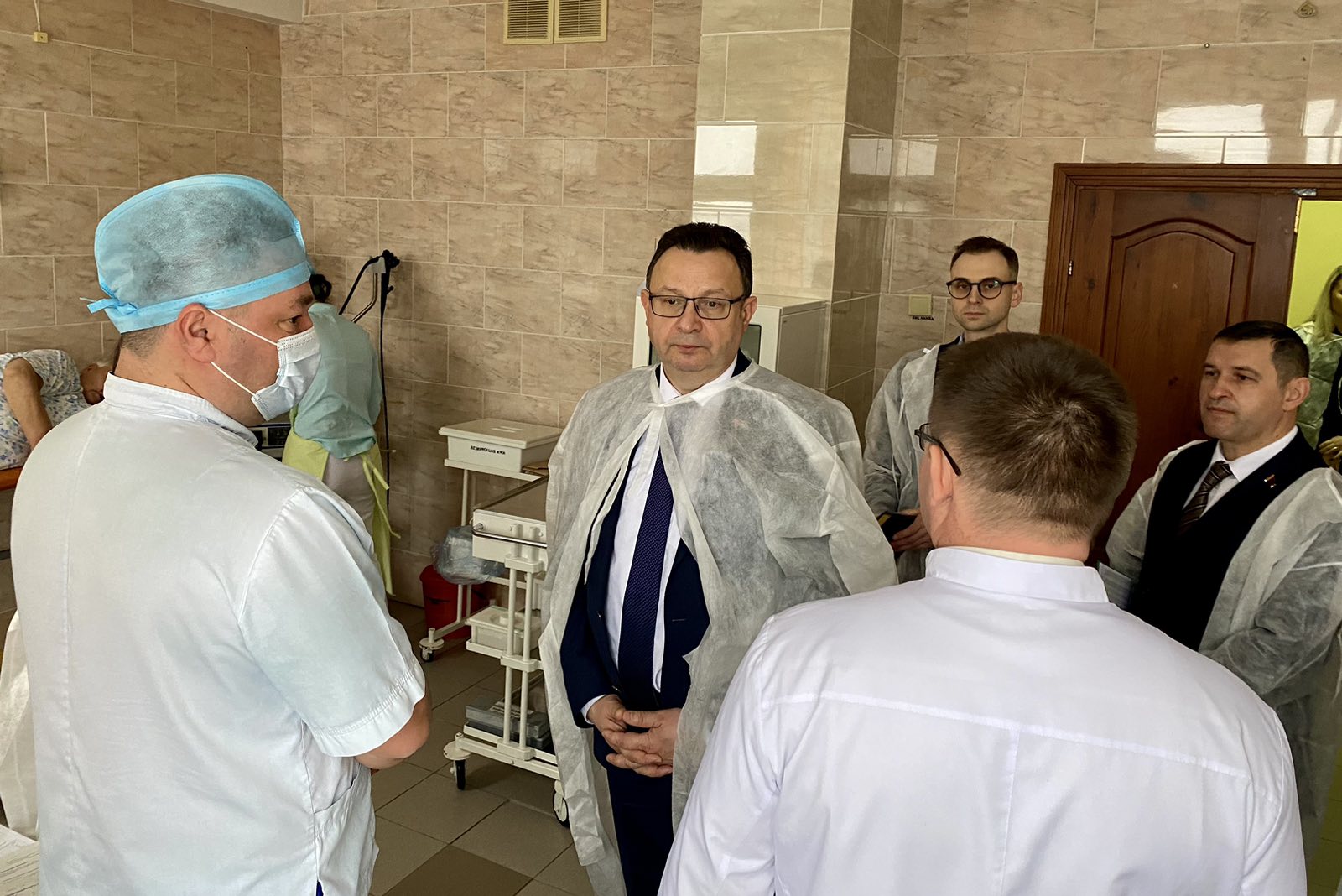 Дмитрий Пиневич посещает Костюковичскую центральную районную больницу