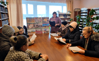 Информационный час «Из пламени Афганистана» провели в Новосамотевичской сельской библиотеке