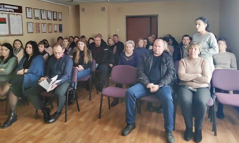 В Костюковичском жилкоммунхозе обсудили проект программы будущей партии «Белая Русь»