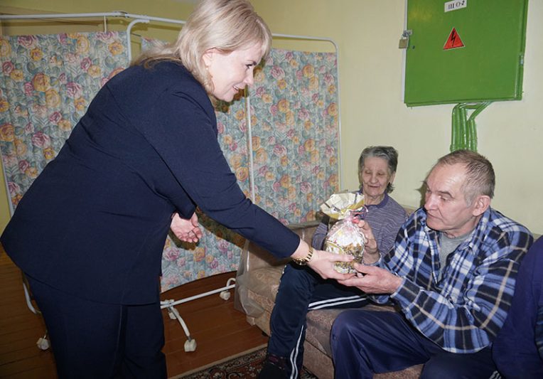 В рамках Пасхальной недели проведена благотворительная акция в Забычанской больнице сестринского ухода