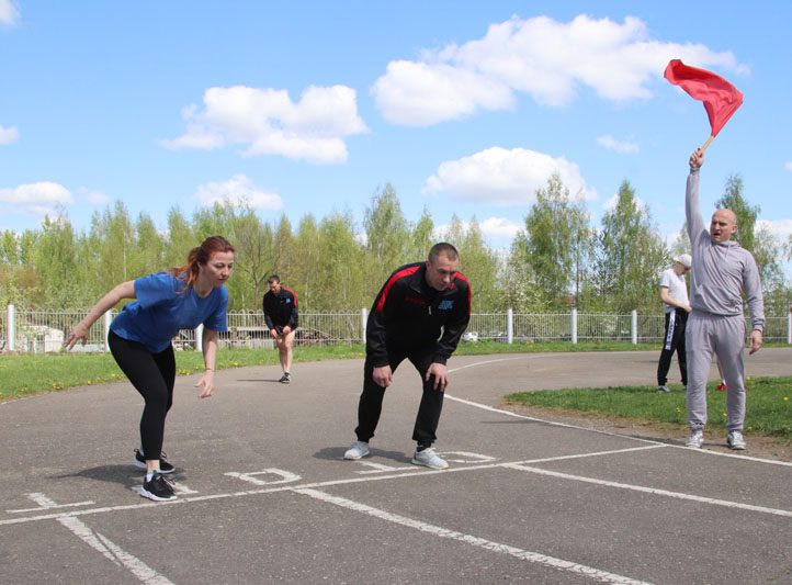 Соревнования по летнему многоборью «Здоровье» прошло среди трудовых коллективов Костюковщины