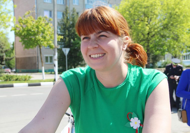 Костюковчане присоединились к акции «Веломай», посвященной Дню Государственного флага, Государственного герба и Государственного гимна Республики Беларусь