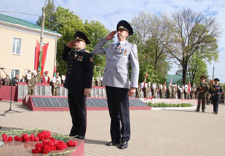 Торжественный митинг, посвященный 78-й годовщине Великой Победы, прошел в Костюковичах