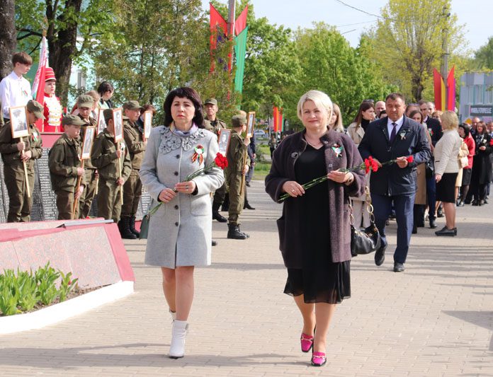 Торжественный митинг, посвященный 78-й годовщине Великой Победы, прошел в Костюковичах