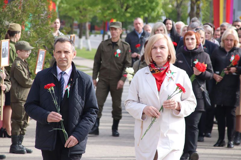 Торжественный митинг, посвященный 78-й годовщине Великой Победы, прошел в Костюковичах